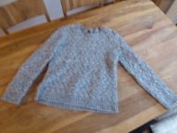 Woll Strickpullover mit Flechtmuster Gr. 38 Brandenburg - Caputh Vorschau