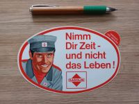 Gasolin Aufkleber Sticker Nimm Dir Zeit.. 70er original Sammlung Sachsen - Weinböhla Vorschau