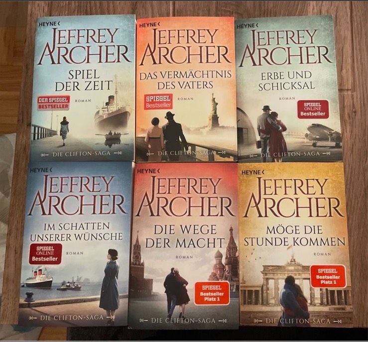 Jeffrey Archer Clifton Saga 1-6 in Harsewinkel