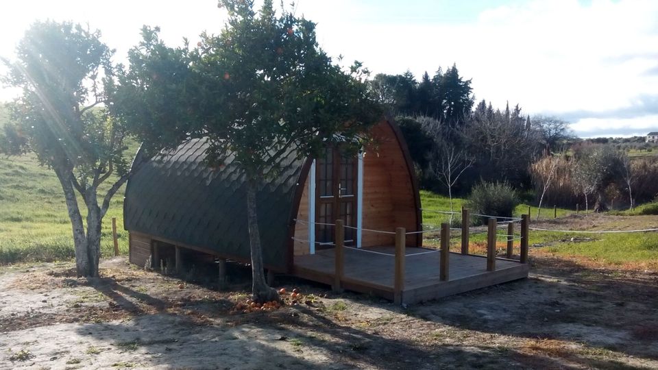 Camping POD Glamping L590 B300cm 2 Räume Kiefer wohnstatt in Rietberg