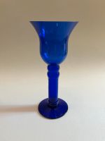 Blauer Kelch Glas Jugendstil Art Deco Römer blau mundgeblasen Hessen - Gießen Vorschau