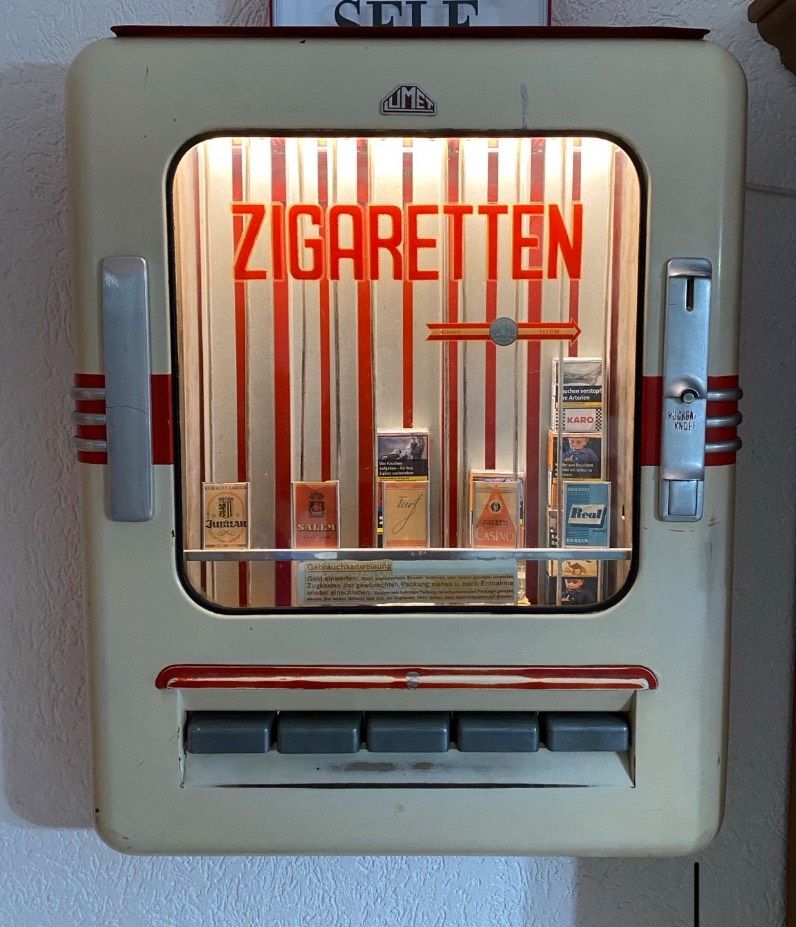 Lumet Zigarettenautomat DDR Sammler Rarität Funktionsfähig 1957 in Werder (Havel)