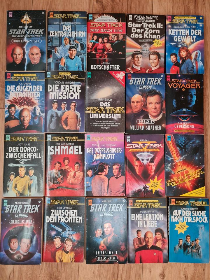 STAR TREK Taschenbücher ( 20 Stk.) TOP !!! in Moers