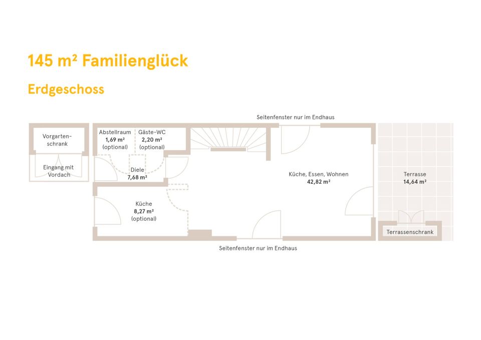 Zeitnaher Einzug möglich! Reihenendhaus mit 145 m² ab 349.990 Euro - Ihr Familienglück in Düren in Düren