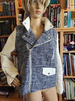 ** Tolle Mango Jacke / Größe L / Bikerstil ** Niedersachsen - Ganderkesee Vorschau