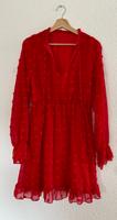 Rotes Kleid mit Tupfen XL Sachsen - Oberlungwitz Vorschau