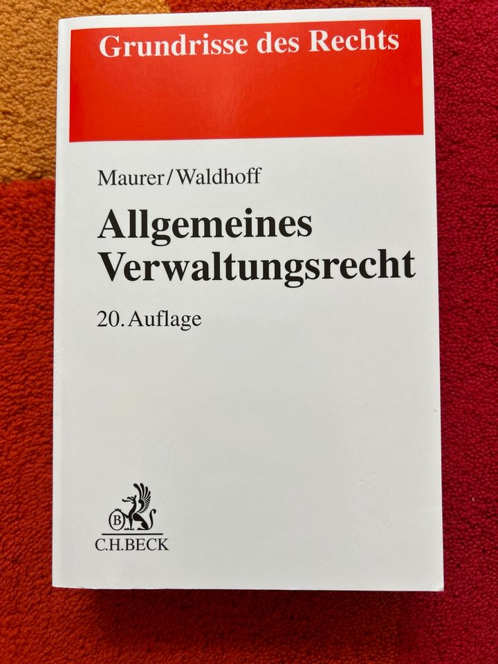 Allgemeines Verwaltungsrecht Maurer/Waldhoff 20.Auflage in Witterda