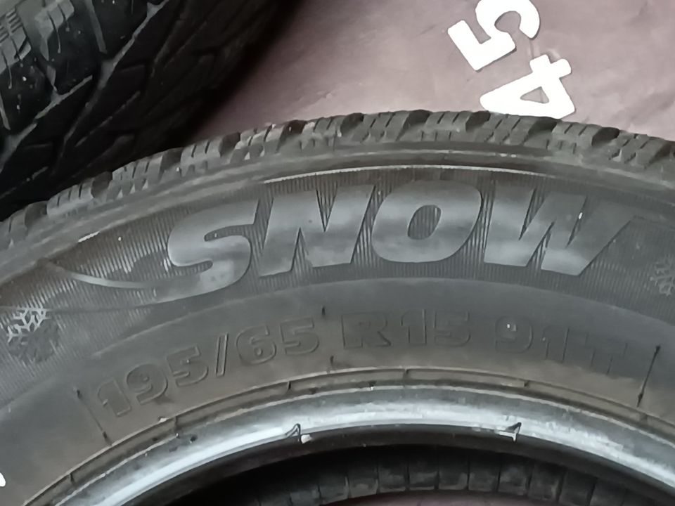 2X Winterreifen Riken Snow Bj.3120 195/65 R15 91T in Vaihingen an der Enz