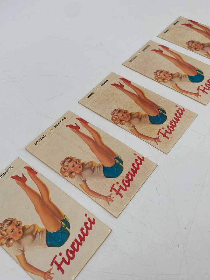 * 8 x FIORUCCI AUFKLEBER VINTAGE STICKER ADHESIVE SAMMLER COLLECT in Berlin