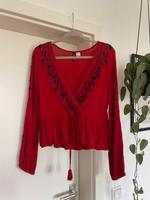 H&M Divided Bluse in rot Gr. 40 Niedersachsen - Bardowick Vorschau