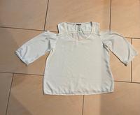 Bluse Gr. 42 44 XL L Street One schulterfrei weiß off-shoulder Sachsen - Bischofswerda Vorschau