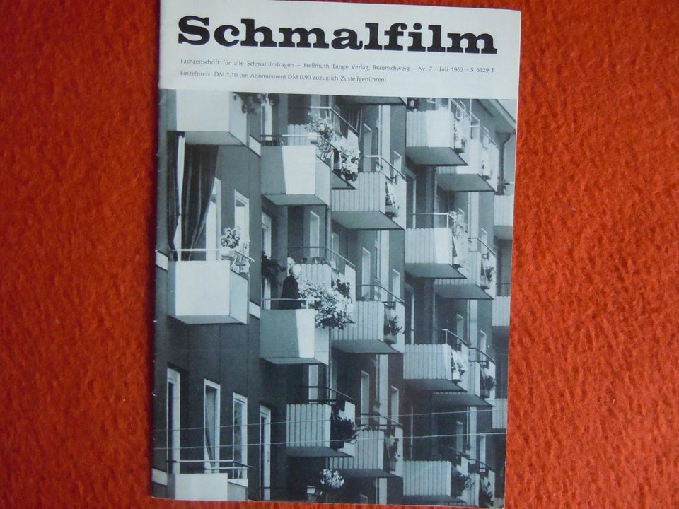 Schmalfilm Fachzeitschrift für alle Schmalfilm-Fragen 1962  gesam in Aachen