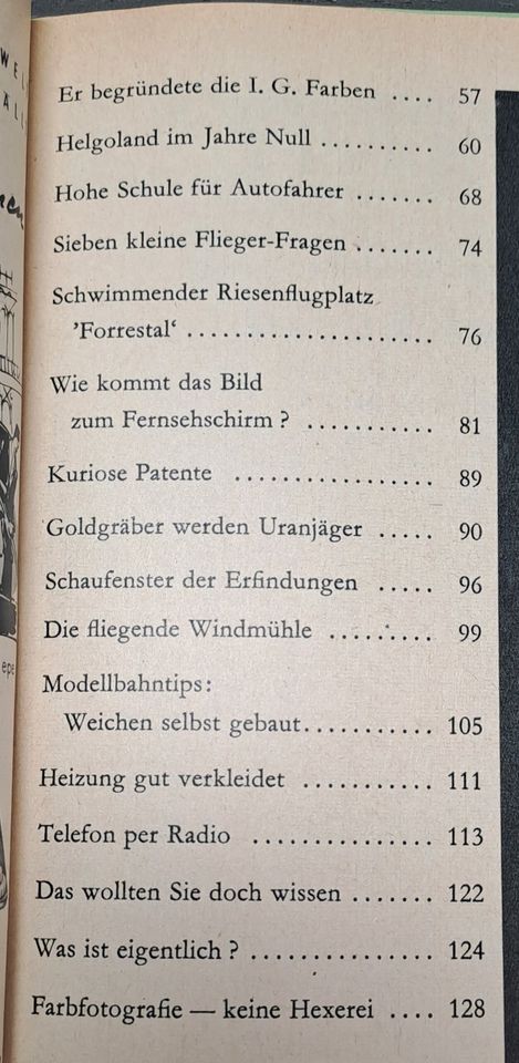 Hobby Das Magazin der Technik Ausgabe November 1954 in Alfeld (Leine)