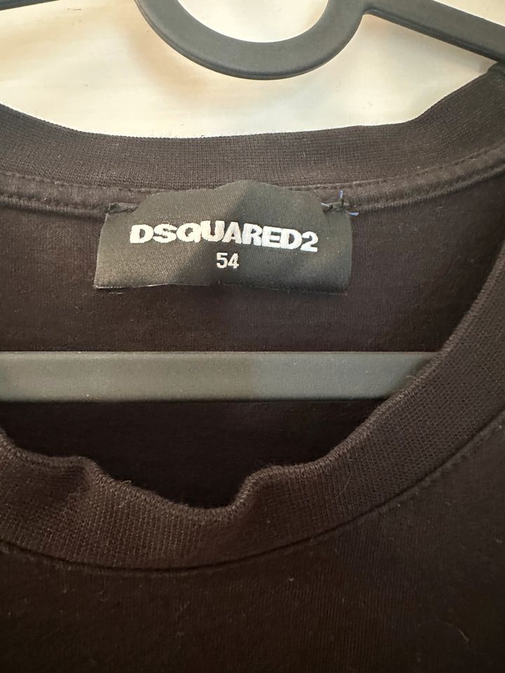 Original Dsquared2 Shirt mit Druck in schwarz in Meerbusch