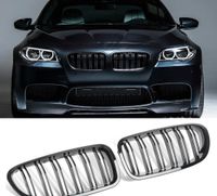 Für BMW 5er F10 F11 M5 09-17 Doppelsteg Kühlergrill Nieren Grill Hessen - Bebra Vorschau