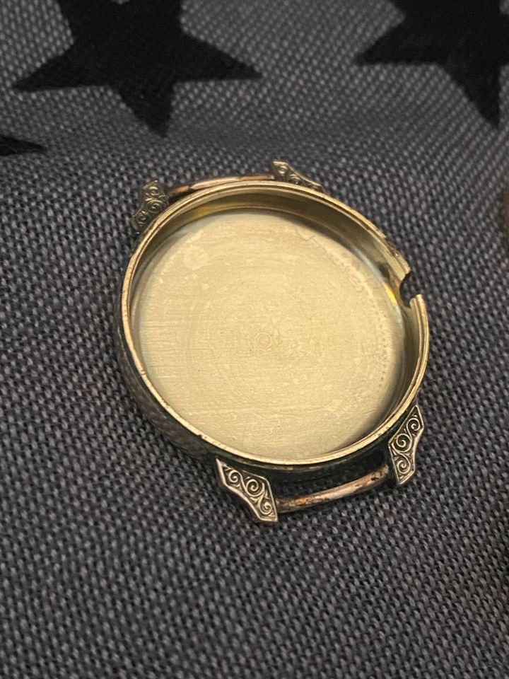 Vintage Armbanduhr Art Deco vergoldet vermutlich 1900 - 1920 in Dortmund