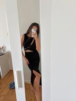 Schwarzes Cut-Out Kleid Hamburg-Mitte - Hamburg Hamm Vorschau