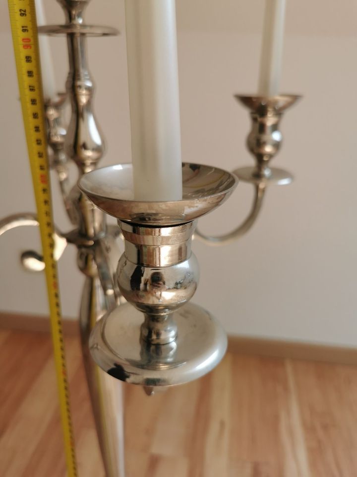 Kerzenständer Kerzenleuchter Silber 100 cm 5 flammig in Köln Vogelsang
