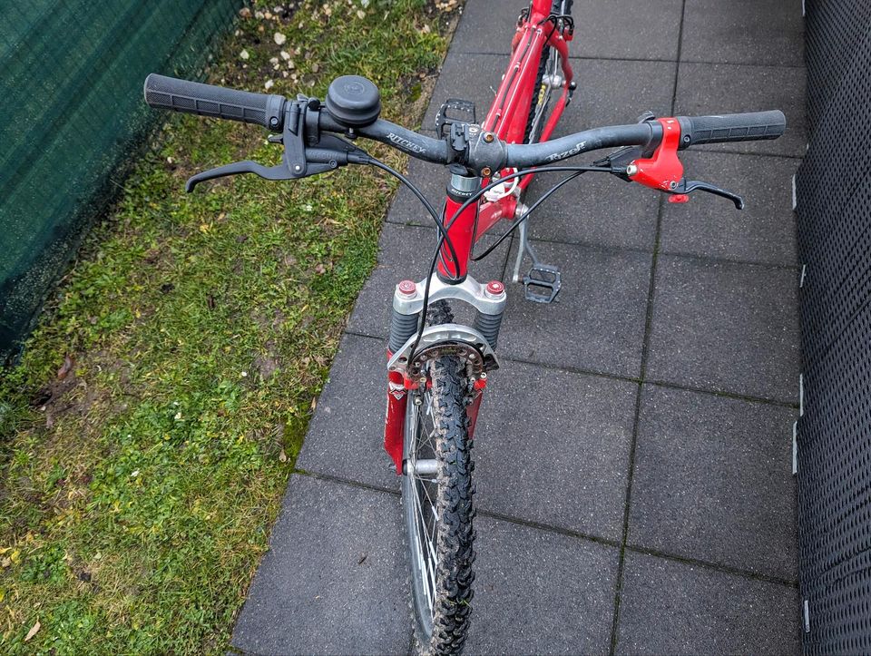 Mountainbike rot in Aachen