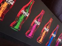 ⚠️POP ART Bild Coca-Cola 90 x 30,5 cm Art Deco schwarz/bunt Deko Nordrhein-Westfalen - Haan Vorschau