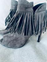 Lola Cruz Stiefeletten Fransen Wildleder 38 München - Bogenhausen Vorschau