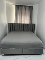 Nagelneues Bett Samt  Farbe grau  180 cm x 200 cm Nordrhein-Westfalen - Gelsenkirchen Vorschau