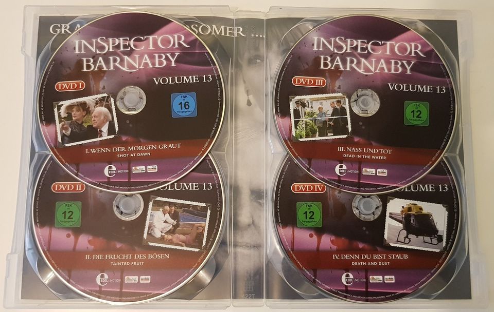 Inspector Barnaby - 4er DVD-Box Nr. 10, 11, 13, 14 in Raben Steinfeld