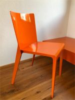 MOLTENI - ALFA - 6 Stühle, Designklassiker, orange lackiert Bayern - Leutershausen Vorschau