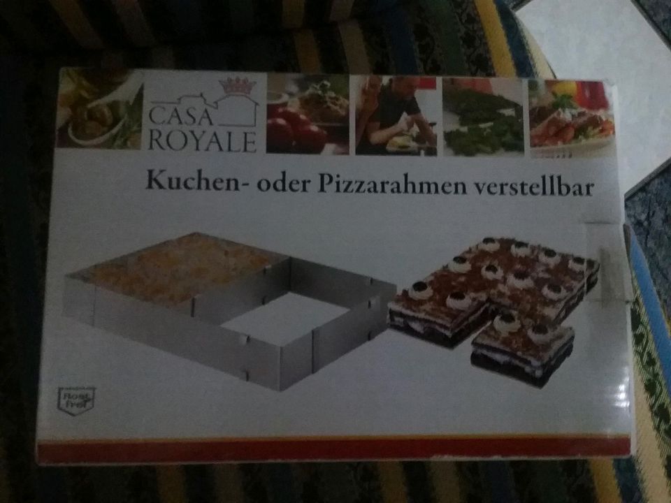 Kuchen - oder Pizzarahmen verstellbar in Erolzheim