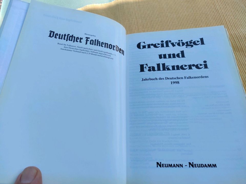 Greifvögel und Falknerei 1998 Jahrbuch Deutscher Falkenorden DFO in Haundorf