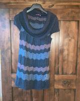 Rollkragen Pullover Wollkleid Winter warm Häkeloptik Niedersachsen - Zetel Vorschau