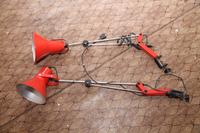 2 Stk Schwenklampen Schreibtischlampen DDR rot u braun 1980  E27 Sachsen-Anhalt - Blankenburg (Harz) Vorschau