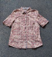 Bluse Damen von Erfo Kurzarm Größe 40/42 Weiß mit Blumenmuster Hessen - Cölbe Vorschau