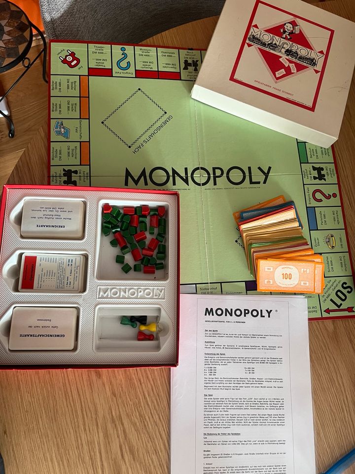 Monopoly DM alt Vintage Retro Parker spiel Brettspiel in Dentlein am Forst