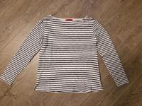 Langarmshirt S.Oliver Gr. 40 weiß dunkelblau Niedersachsen - Schwanewede Vorschau