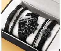 Quarzuhren + 4 Armbände Uhren schwarz set für Männer Business Mod Dresden - Südvorstadt-Ost Vorschau