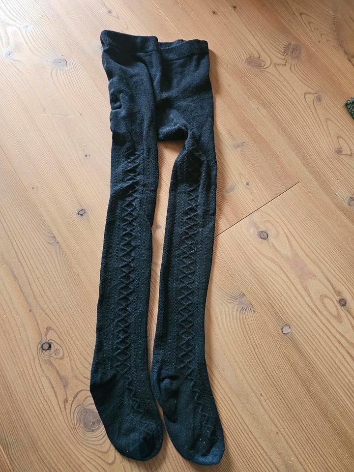 4er Set Rock, Shirt, Tunika, Strumpfhose, gelb Blümchen, 122 128 in Dießen