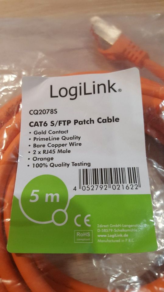 Patchkabel Cat6 S/FTP RJ45 in Kerpen