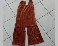 ausgefallene Samt Hose Rock orange cognac Zara L  40 42 stretchig Innenstadt - Köln Altstadt Vorschau