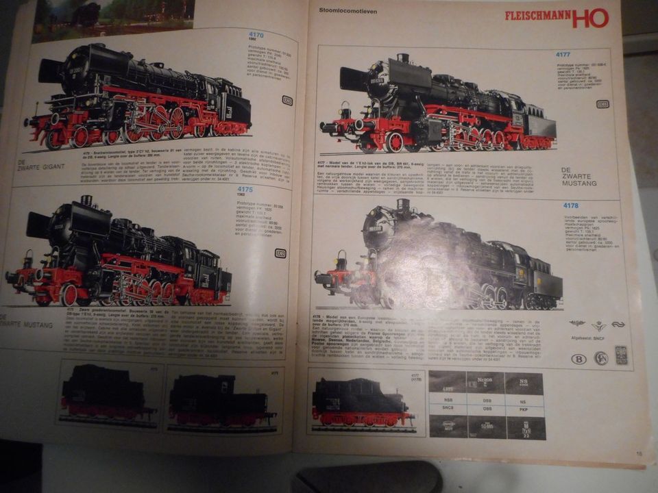 Fleischmann Katalog 72 Eisenbahn Rennbahn holländisch in Koblenz