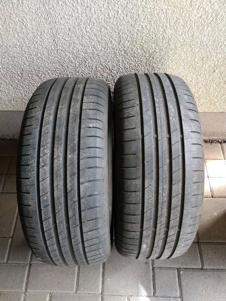 2 gebr. Sommerreifen  Goodyear 205 / 55 R16 91W mit 5 mm in Donaueschingen