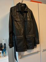 Damen Leder Mantel / Leder Jacke / Blogger Osterholz - Blockdiek Vorschau