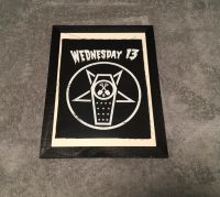 Wednesday 13 Patch Aufnäher Bilderrahmen Sarg Backpatch US Import Rheinland-Pfalz - Roßbach (Wied) Vorschau