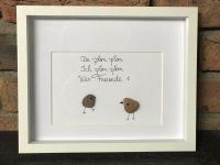 Steinbild Freundschaft lustig handmade Geschenk Nordrhein-Westfalen - Geilenkirchen Vorschau