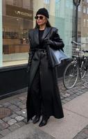 Ledermantel schwarz Berlin - Karlshorst Vorschau
