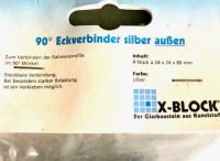 X-Block Glasbausteine Zubehör 4 Stück Eckverbinder Rahmen Neu OVP Nordrhein-Westfalen - Sankt Augustin Vorschau