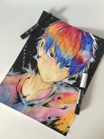 Tobio Kageyama Aquarellbild Kunstdruck, Haikyuu, Anime, Merch Neumünster - Padenstedt Vorschau