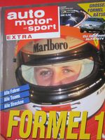 Sonderdruck AMS Extra "Formel 1" 1996 Bayern - Lauingen a.d. Donau Vorschau