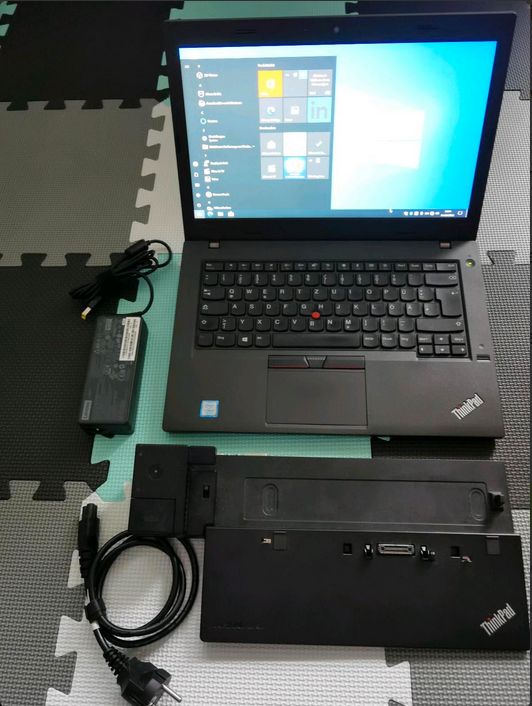 Lenovo ThinkPad L470 WIN10Pro i5 8GB RAM SSD + Docking 48Wh Akku in Schwerin