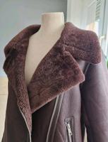 TOP❤️ Asos Pilotenjacke Jacke Teddyfell Braun Kragen Blogger M Bayern - Aschaffenburg Vorschau